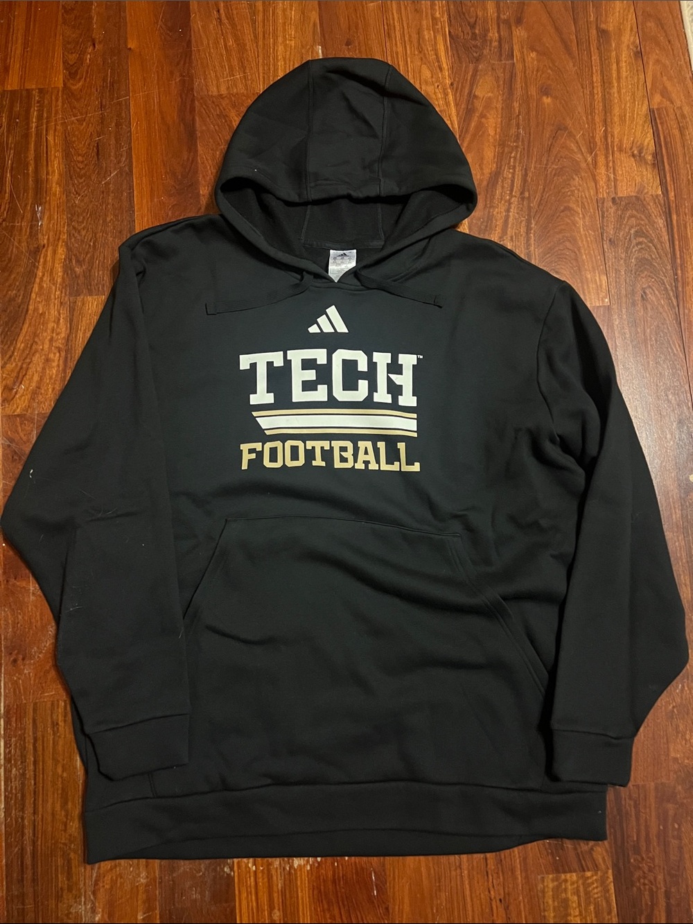 NWT Adidas Georgia Tech Football Hoody